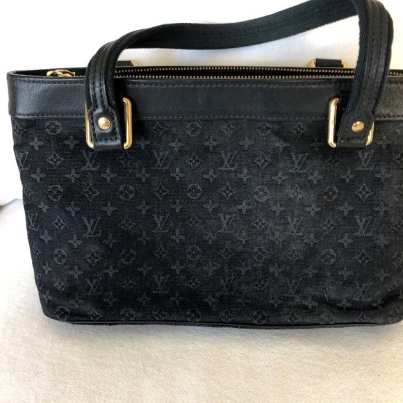 Louis Vuitton Lucille PM Navy Handbag and Wallet